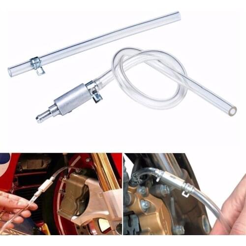 1PC Motorcycle Car Clutch Hydraulic Brake Bleeder Hose Bleeding Tube Oil Pump Bleeder Tool For ATV Off-road Racing