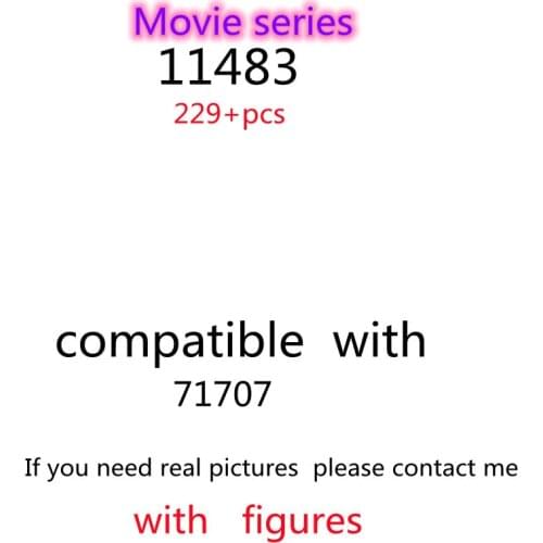 229pcs 11483 Building Block Toy Movie Series 71707 Assembled Building Block Childrens Toy Gifts