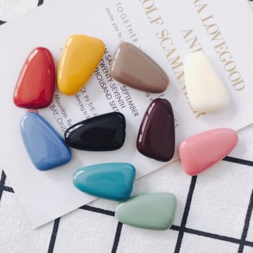 8 pieces / lot acrylic polychromatic geometric irregular earrings pendant accessories Other