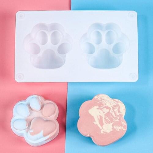 Baking Mold Non-stick Easy to Demold Silicone Home Cats Claw Shape Baking Mold for Cake Making