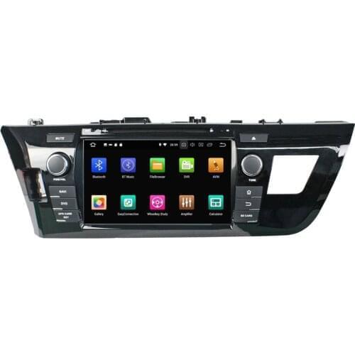 8" 2 Din 8 Core 1024*600 Android 9.0 Car DVD Player For Toyota COROLLA 2013-2016 LHD Stereo Multimedia Player Radio Audio DSP