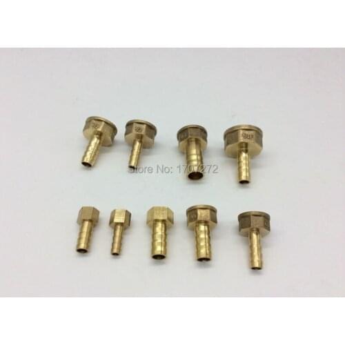 Free shipping copper fitting 8mm Hose Barb x 3/4" inch Female Brass Barbed Fitting Coupler Connector Adapter