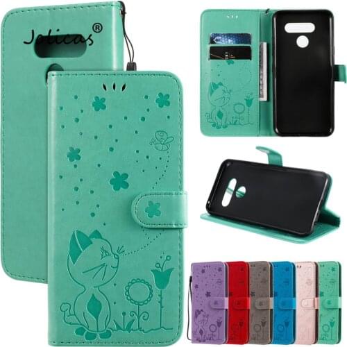 Cases For LG K61 Bee Phone PU Leather Wallet Book Cover Q61 K50 Stylo 6 K50S K10 K40 V60 G8 ThinQ K41S G8S K40S K51 4 K8 G7 G9