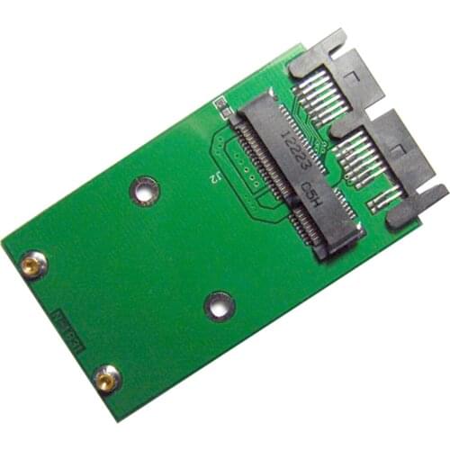 CY Micro SATA to Mini PCIE SSD Adapter Mini PCI-E mSATA SSD to 1.8" Micro SATA 7+9 16pin Adapter PCBA for SSD Hard Disk