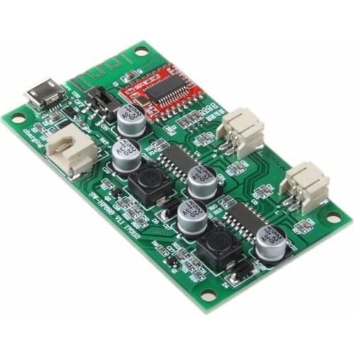 DC 5V 3.7V 6W + 6W Stereo Bluetooth Receiver Amplifier Board Lithium Battery Powered For Speakers loudspeaker box modified