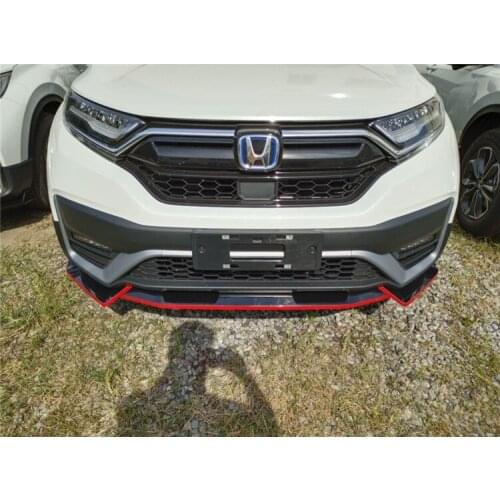 For HONDA CR-V Body kit spoiler 2021 New CRV Front Bumper Diffuser Protector rear shovel lip rear spoiler ABS Plastic 3pcs