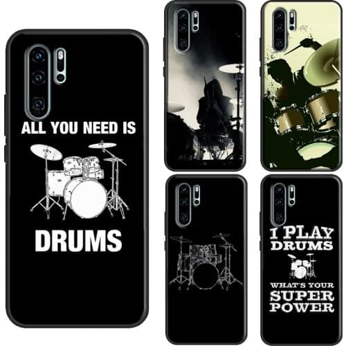 Drum Drummer Music Dj TPU Case For Huawei P40 Lite P10 P20 P30 Pro P Smart 2019 Z Mate 30 Pro 10 20 Lite