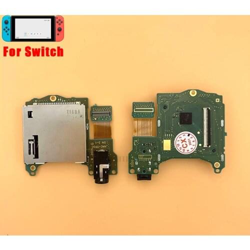 Game Cartridge Card Slot Reader Console Headphones Jack Port Socket for Nintend Switch Dropshipping