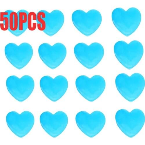 50Pcs blue redHeart glue Diamond Painting Tool Clay Glue Mud Diamond Embroidery Tool for square and round drill Accessories