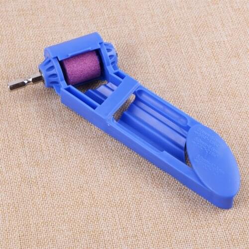 LETAOSK New 2-12.5mm Blue Portable Bit Sharpener Corundum Grinding Wheel Sharpener Powered Tool for Drill Polishing