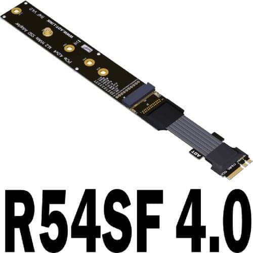 M.2 WiFi A.E Key To M.2 for NVME M Key SSD Riser Card PCIE 4.0 x1 Gen4 Full Speed M2 Key A+E To M2 Key-M Riser Ribbon Cable