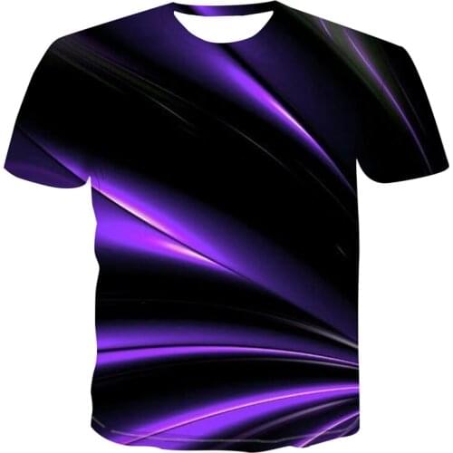 Fashion mens t-shirts With Abstract Three-dimensional graphic t shirts Summer Casual Breathable t-shirts with short sleeves Top
