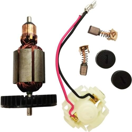 1set Carbon Brushes Kit Brush Holder +Caps +Carbon Brush +Armature Fit For BGA450 BGA452 DGA452