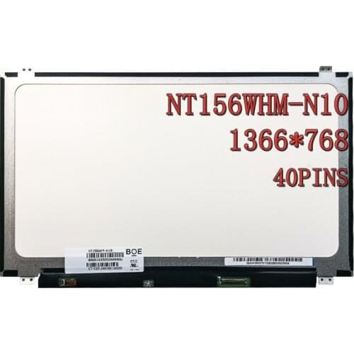 NT156WHM-N10 LP156WHB-TLC1 TLD1 LTN156AT35 N156BGE-L41 15.6'' Laptop lcd led screen slim matrix 1366*768 40 pin