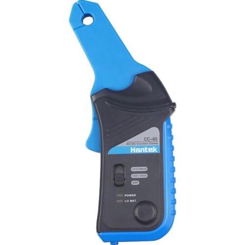Hantek CC65 AC/DC Current Clamp Meter for Oscilloscope CC-650 20KHz Bandwidth 1mV/10mA 65A with BNC/Banana Type Connector