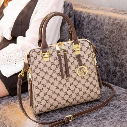 Vintage Printing Handbag Fashion Brand Luxury Handbags for Women Shoulder handbag Crossbody Bag Lady Purse Handbag Totes