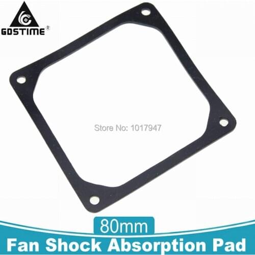 10PCS lot 80mm x 80mm Computer Fan Silencer for Noise Reduction Anti Vibration Gasket