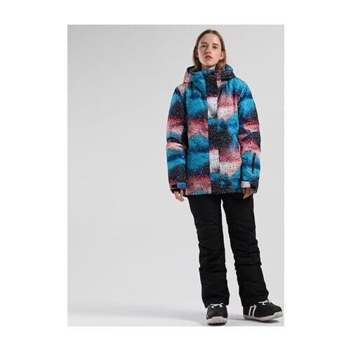 2020 Women Ski Suit Winter Super Warm Snowboard Jacket Pant Female Windproof Waterproof Outdoor Sport Wear Skiing Clothing Set