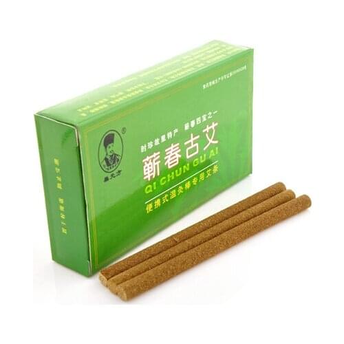 30 pcs 7mm with smoke face massage moxibustion moxa stick acupuncture massage face use moxibustion massage stick