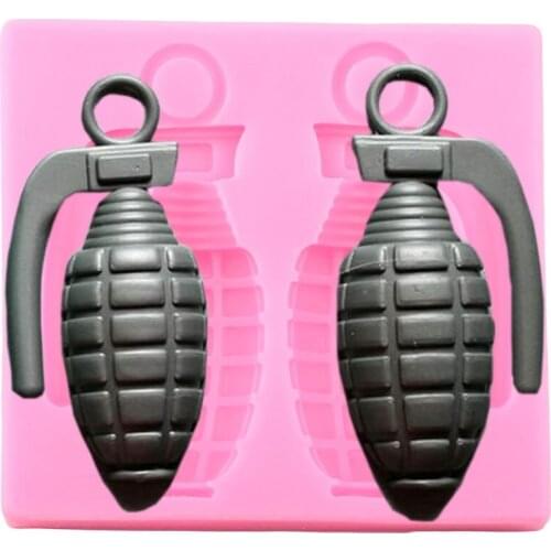 3D Toy Pistol Silicone Fondant Mold DIY Party Chocolate Making Mould Sugarcraft Cake Decorating Tools Polymer Clay Candy Molds