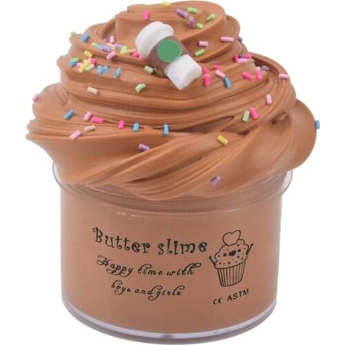 6Pc Butter Slime with Candy Slime Watermelon Slime and Pineapple Slime Soft Gift Q6PD