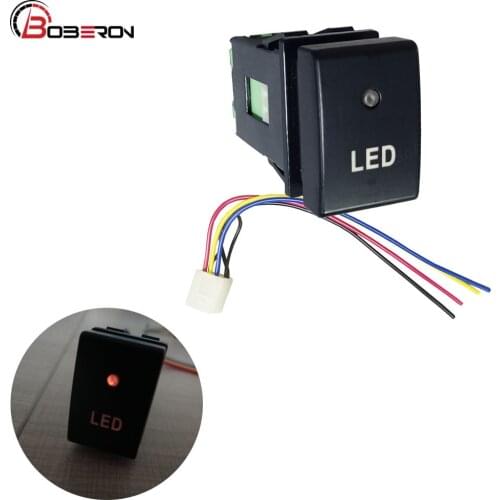 Car LED Light Switch Button For Suzuki Jimny 2007 2008 2009 2010 2011 - 2015