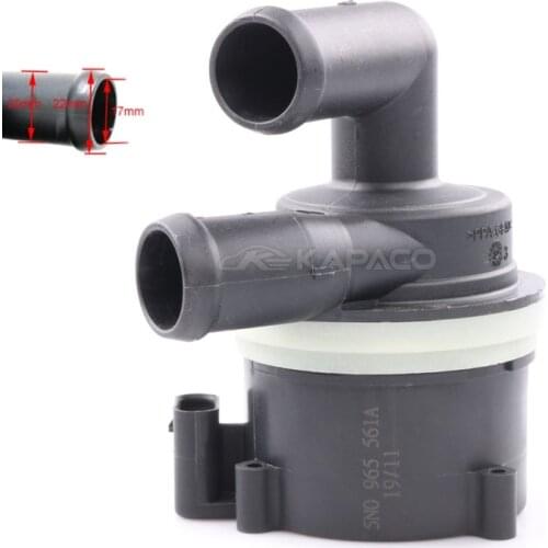 Cooling Water pump Electric Coolant Auxiliary Additional 5N0965561A For Audi VW CC EOS Passat Jetta Seat Scirocco Skoda Golf 6