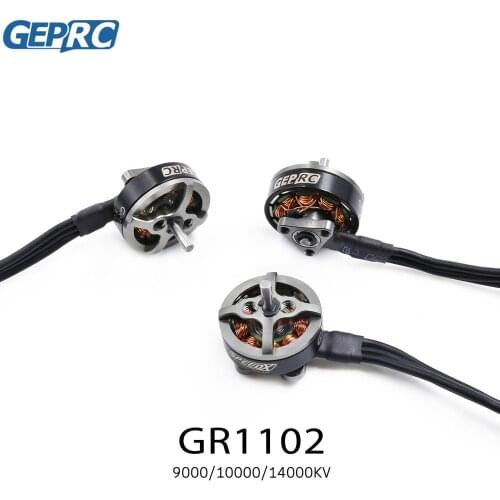 GEPRC GR1102 9000/10000/14000KV FPV indoor small cross machine brushless motor for indoor toothpick Drone and Whoop class drone