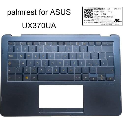 Italian Palmrest backlit keyboard for Asus ZenBook UX370 UX370U UX370UA UAR IT Italiano laptop keyboards 13N1-1VA0M11 2603IT00