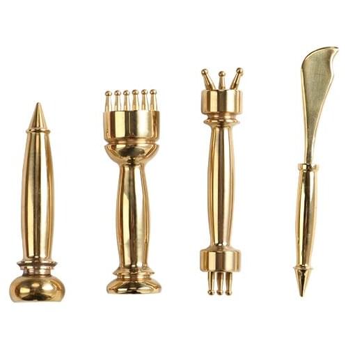 Chinese traditional acupuncture massage tai chi stick pin massage needle acupoint massage scraping therapy