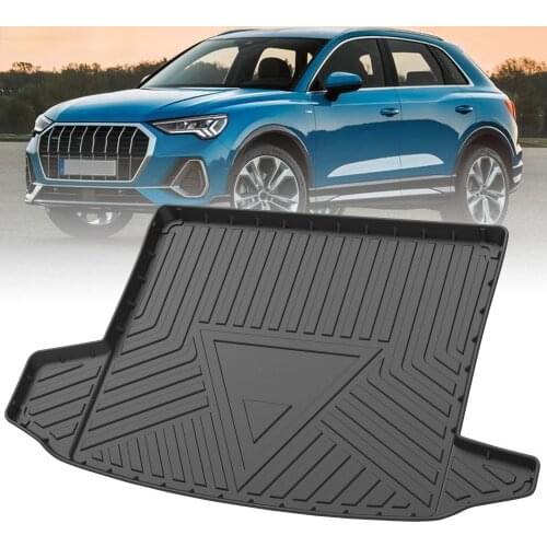TPE Trunk Mat For Audi Q3 2019-2020 Car Waterproof Non-Slip Custom Rubber 3D Cargo Liner Accessories