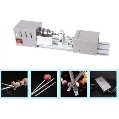 Carpenter Multi-functional Mini Lathe High Precision Polishing Machine Grinding Drill Tool Woodworking Carving DIY Accessories