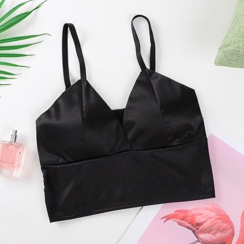 New Fashion Simple Solid Color Student Thread Underwear Bra Beauty Back Bra Tube Top Self-cultivation lingerie