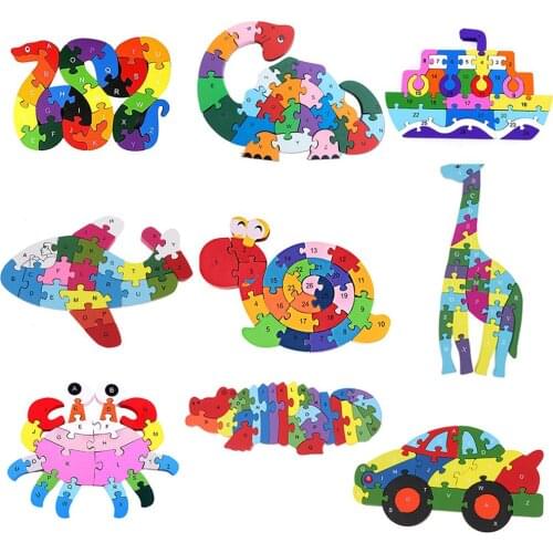 New Educational Toys Brain Game Kids Winding Snail Figure Wooden Toys Wood Kids 3D Puzzle Wood Brinquedo Madeira Kids Puzzles
