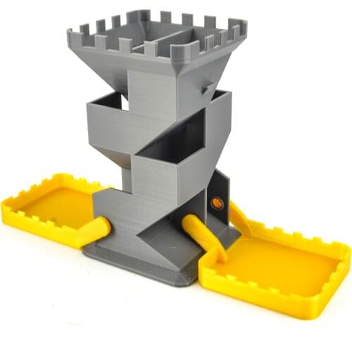Custom 3D print Original castle ladder double Dice tower model match all common TRPG dungeons BBG dragon games