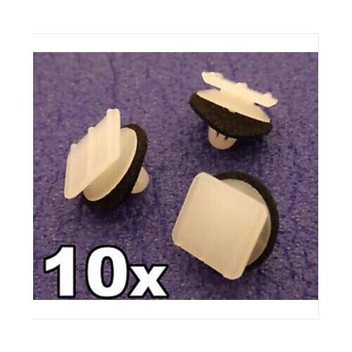 10x For Honda Plastic Clips for Triangular Door Wing Mirror- Garnish / Trim / Cover