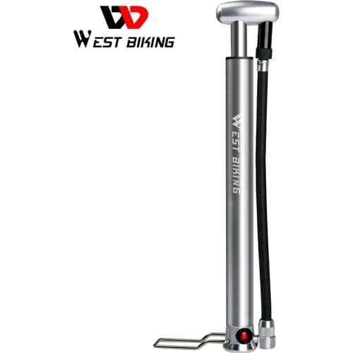 WEST BIKING 160PSI High Pressure Bicycle Pump Cycling Air Inflator MTB Bike Tyre Pump Bomba De Bicicleta AV/FV Bike Tire Pump
