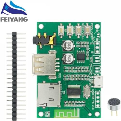 10PCS BT201 Dual Mode 5.0 Bluetooth Lossless Audio Power Amplifier Board Tf Card U Disk Ble Spp Serial Port Transparent Trans