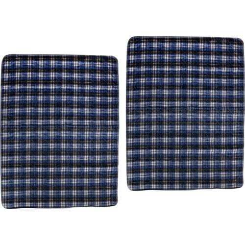 2Pieces Washable Bed Pad Waterproof Incontinence Soft Absorbent 60x90cm