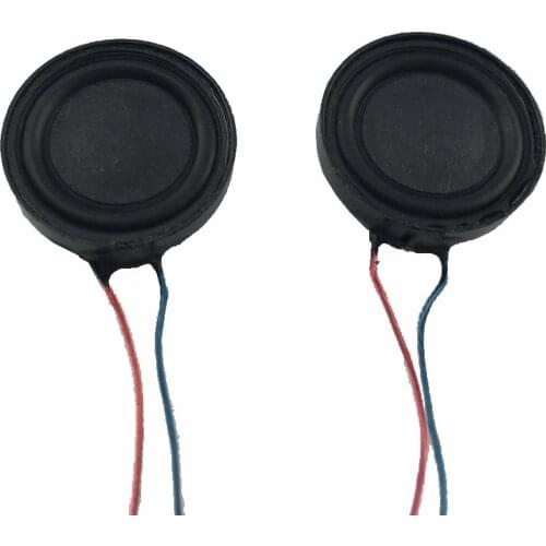 20mm Mini Full Range Speaker 4Ohm 2W Portable loudspeaker Repair Parts for Electronic Greeting Card PU Edge Ultra-thin Neodymium