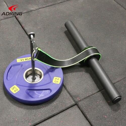 ADKING forearm and wrist roller and hand strength grip training device, with non-slip foam handle, suitable for home gym
