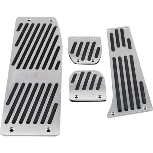 Car Foot Rest Fuel Brake Clutch Pedals Plate Cover Car MT Pedal Pads For BMW 3 Series X1 E30 E36 E46 E87 E90 E91 E92 E93