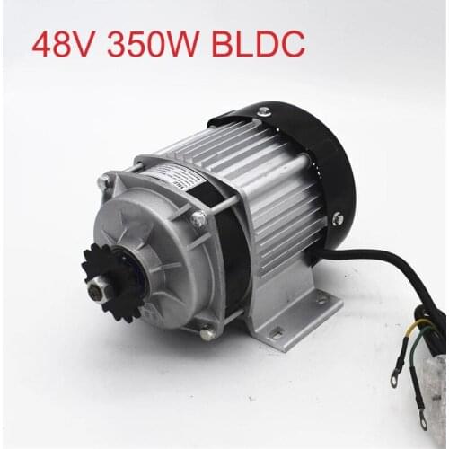 BLDC 48V 350W Mid Drive Brushless Gear Decelerate Motor Generator For Electric Tricycle Light Quadrocycle Motorcycle BM1418ZXF