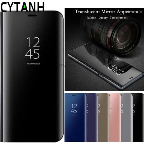 Case For Xiaomi mi 8 SE Mix 2 Max 3 Mirror Flip Leather Smart View Cover For Redmi 6 6A S2 A1 A2 5 Plus Note 6 5 4 4X 5A Y1 Lite