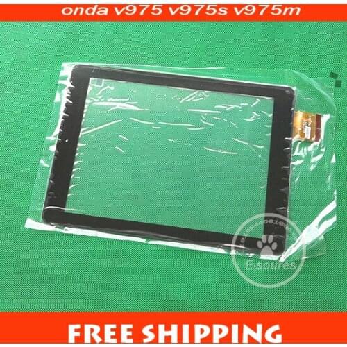 BLACK Original New 10.1" for Onda V975 V975S 975M Tablet Capacitive touch screen panel Digitizer Glass Sensor replacement