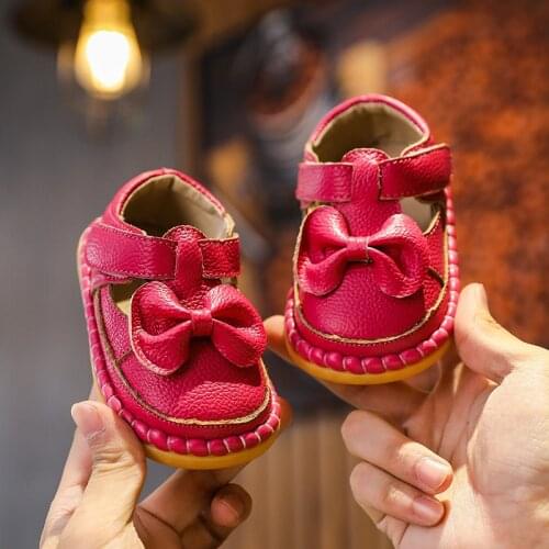 Baby Girl Shoes Autumn Soft Bottom Bow First Walkers Toddler Shoes Kids Girls Princess Shoes Non-slip Sneakers SOH017