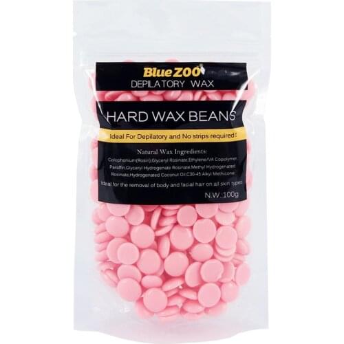 Hot 100g/Pack Depilatory Wax Beans Solid Hard Wax Beans Unisex Armpit Arm Legs Epilation Private Hair Removal YELTD3