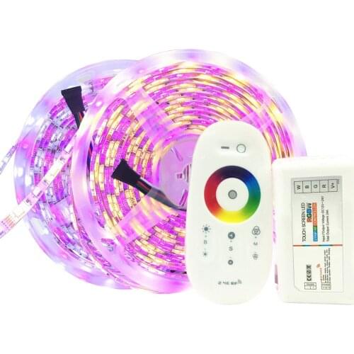 LED STRIP Kit DC12V LED Strip 5050 60LED/m 5M 10M with 2.4G RF Remote Controller 12V Power Supply 5050 LED Strip RGB RGBW RGBWW