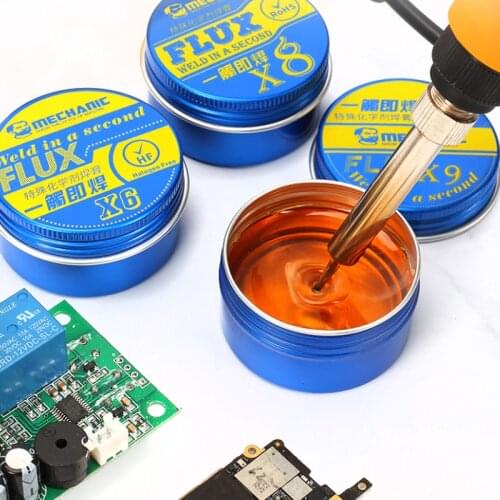 MECHANIC Flux Solder Paste No-clean Electric Soldering Iron Paste Flux Rosin Welding Fluxes For PCB/BGA/PGA/SMD
