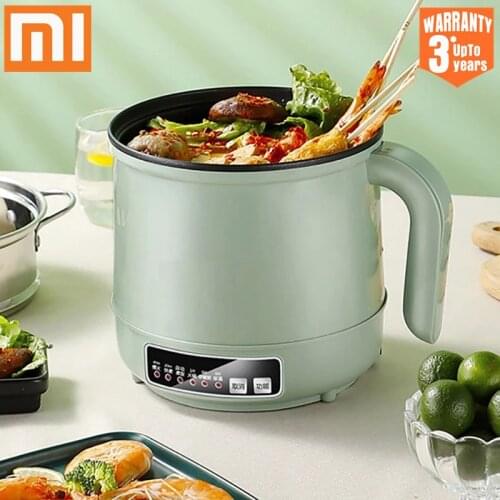 Xiaomi Multifunction Electric Cooking Machine Single/Double Layer Hot Pot Mini Electric Rice Cooker Non-stick Pan Pots ollas